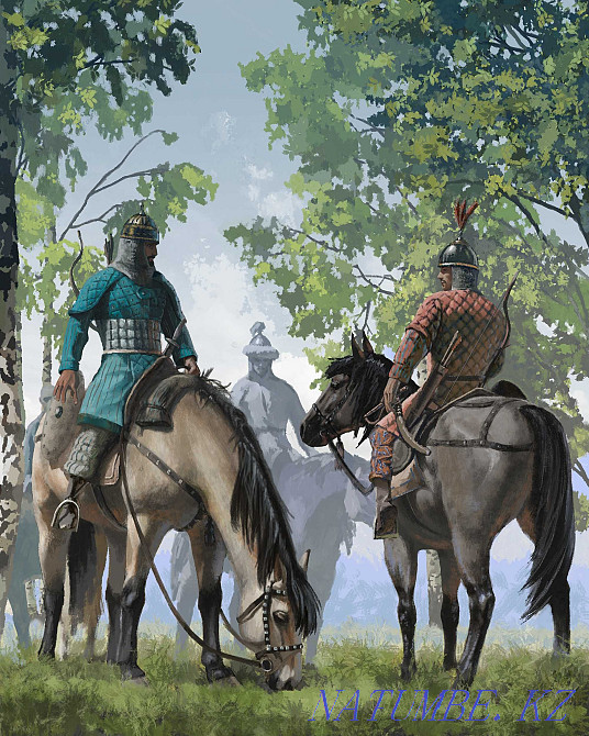 NFT-digital painting, historical and ethnic life of nomads Karagandy - photo 6