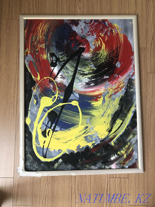 Картина живопись абстракция Астана - изображение 2