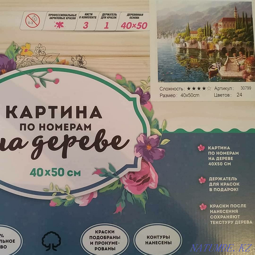 Paintings by numbers on wood Astana - photo 1