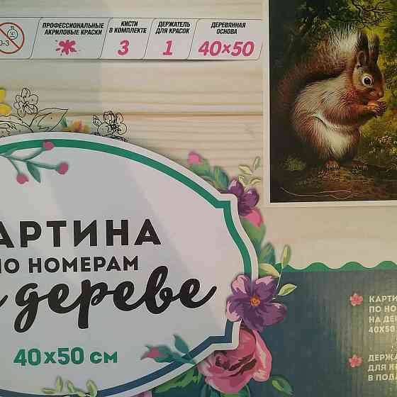 Картины по номерам на дереве Astana