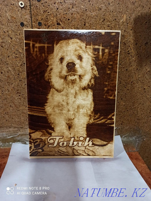 Выжигание картин на фанере Алматы - изображение 1