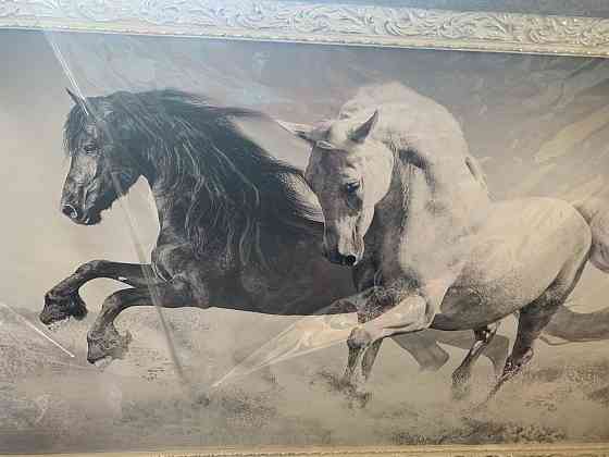 Картина лошадки  Астана