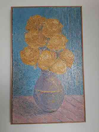 Продам картину жёлтые розы  Алматы