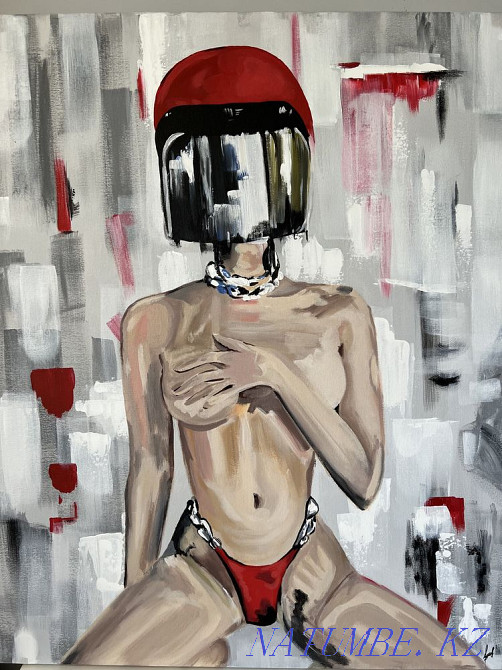 Картина Девушка 80х100 см Алматы - изображение 2