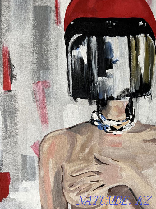Картина Девушка 80х100 см Алматы - изображение 3