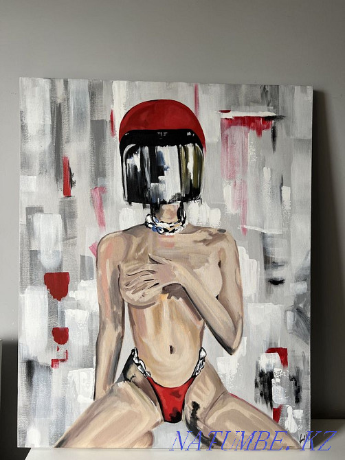 Картина Девушка 80х100 см Алматы - изображение 1