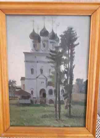 2 картины "Церковь на Руси" Almaty