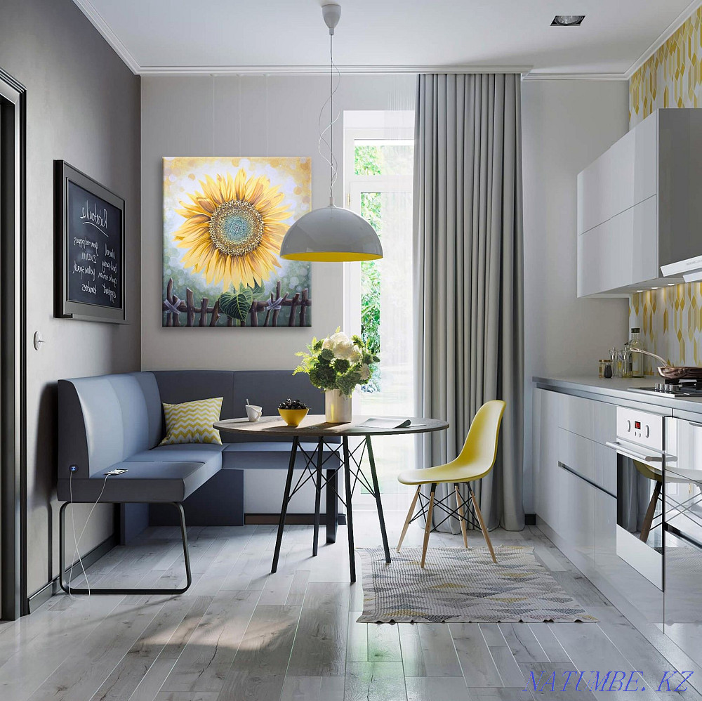 Handmade painting "Sunflower". Size 80*70cm Karagandy - photo 5