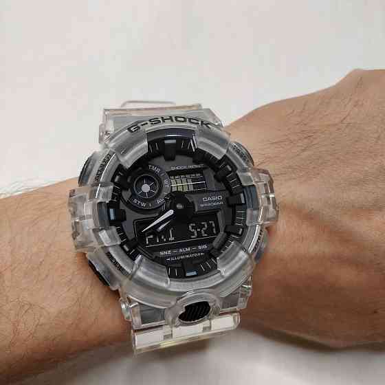 Casio G-Shock GA-700SKE-7A наручные часы прозрачные скелетоны Алматы