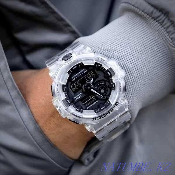 Casio G-Shock GA-700SKE-7A наручные часы прозрачные скелетоны Алматы - изображение 1