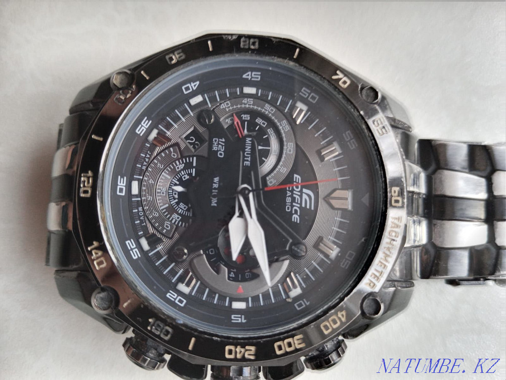 Edifise casio часы наручные оригинал в отличном состоянии Алматы - изображение 6