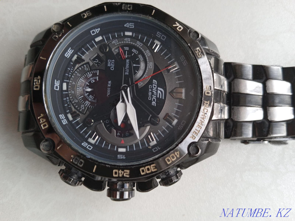 Edifise casio часы наручные оригинал в отличном состоянии Алматы - изображение 4
