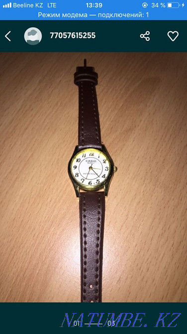Casio watch. New Алмалы - photo 1