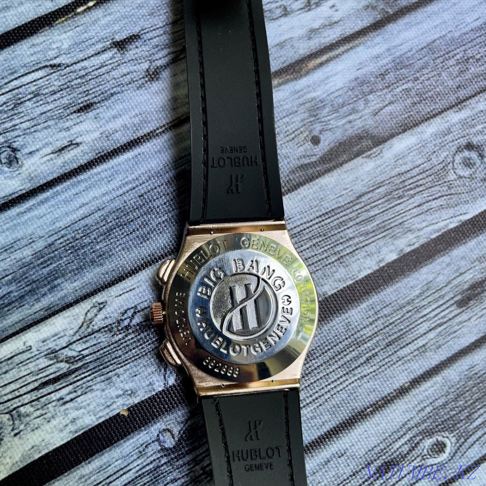 Часы Hublot Кварц Новые , наручные мужские Хублот доставка Алматы Алматы - изображение 6