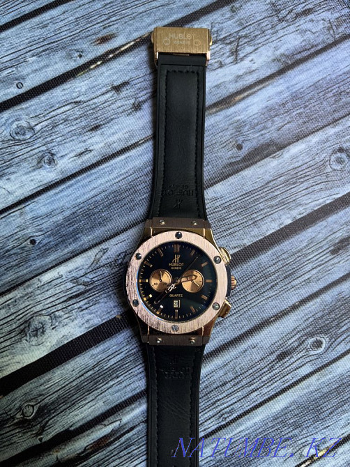 Часы Hublot Кварц Новые , наручные мужские Хублот доставка Алматы Алматы - изображение 3