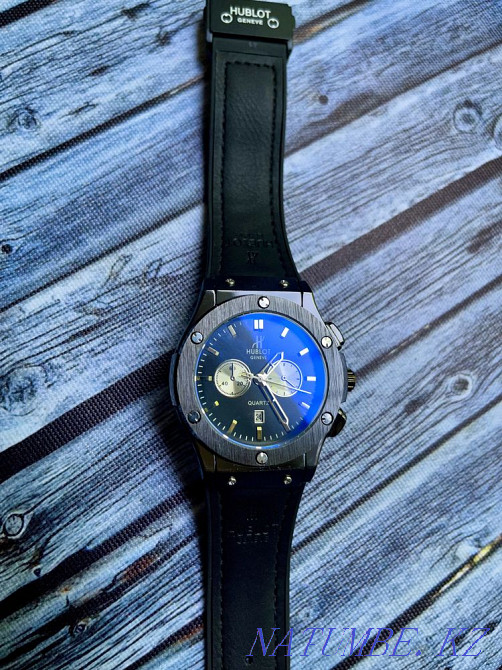 Часы Hublot Кварц Новые , наручные мужские Хублот доставка Алматы Алматы - изображение 2