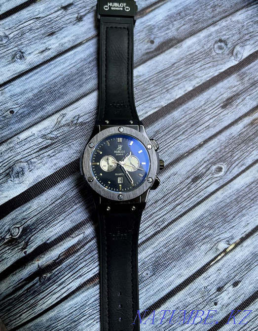 Часы Hublot Кварц Новые , наручные мужские Хублот доставка Алматы Алматы - изображение 4