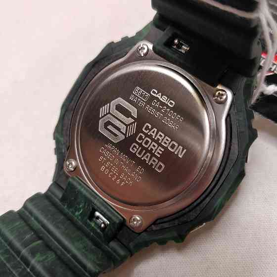 Наручные часы спортивные Casio GA-2100FR-3A G-Shock оригинал Алматы