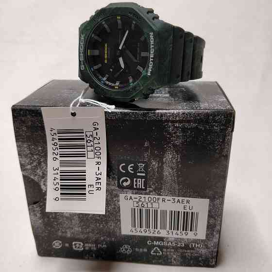 Наручные часы спортивные Casio GA-2100FR-3A G-Shock оригинал Алматы