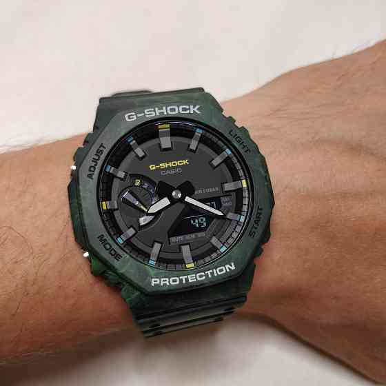 Наручные часы спортивные Casio GA-2100FR-3A G-Shock оригинал Алматы