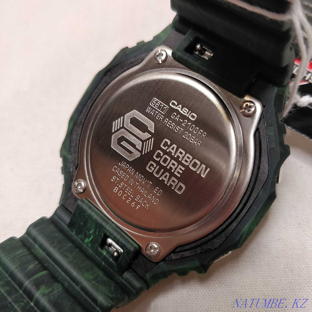Наручные часы спортивные Casio GA-2100FR-3A G-Shock оригинал Алматы - изображение 4