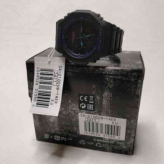 Casio G-Shock GA-2100VB-1A наручные часы спортивные оригинал Алматы