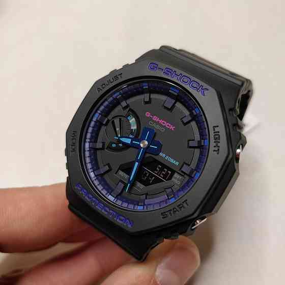Casio G-Shock GA-2100VB-1A наручные часы спортивные оригинал Алматы