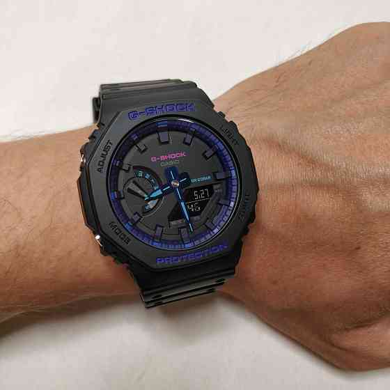 Casio G-Shock GA-2100VB-1A наручные часы спортивные оригинал Алматы