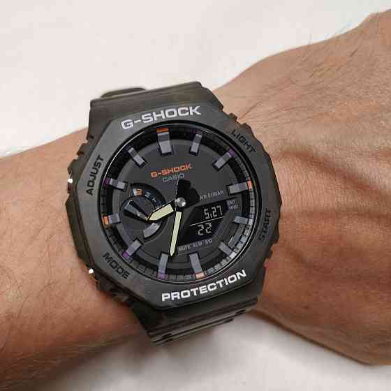 GA-2100FR-5A G-Shock наручные часы спортивные мужские Алматы
