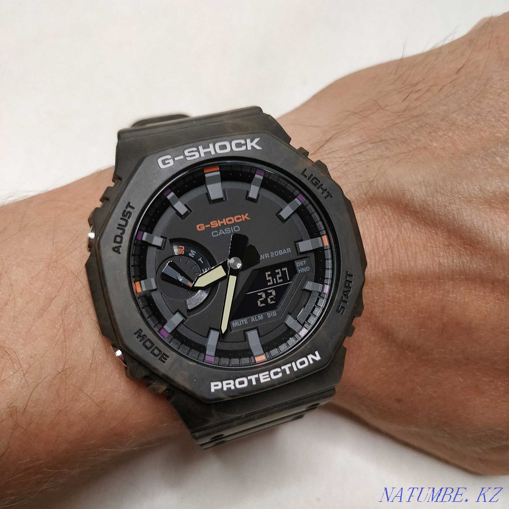 GA-2100FR-5A G-Shock наручные часы спортивные мужские Алматы - изображение 5
