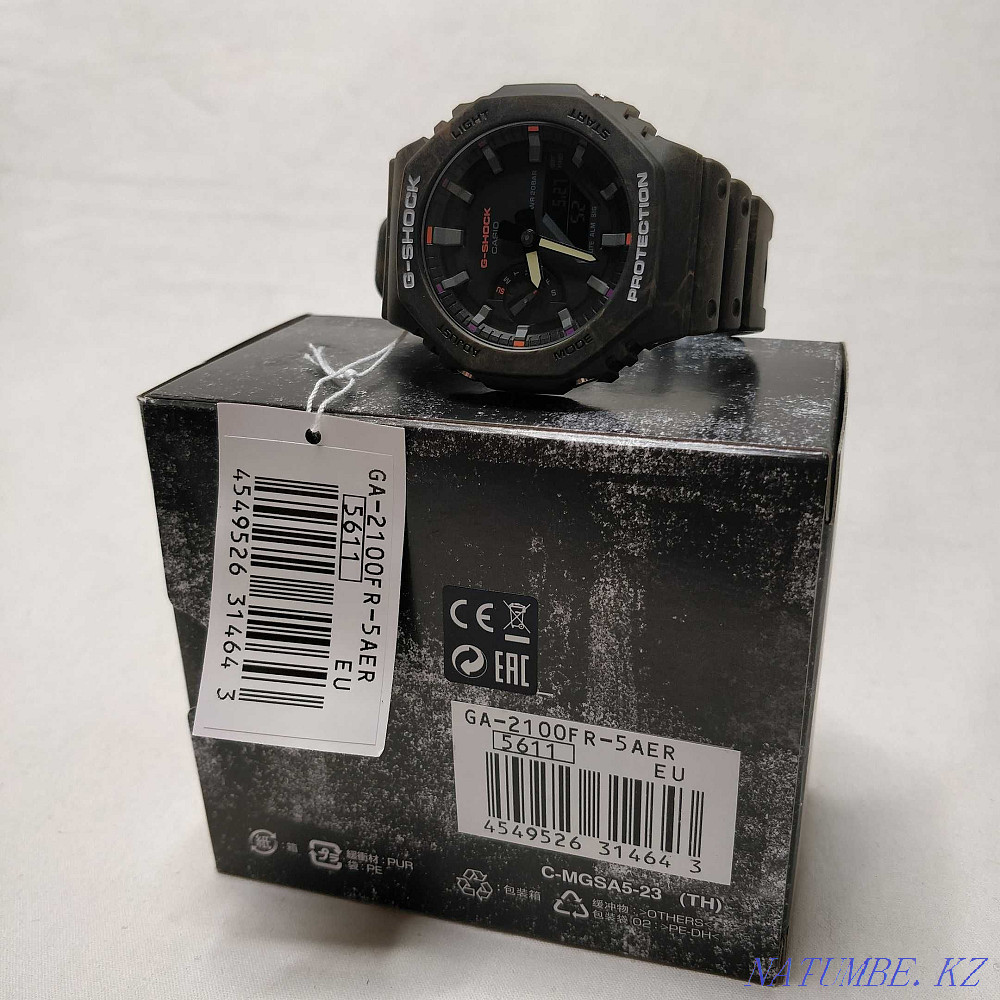 GA-2100FR-5A G-Shock наручные часы спортивные мужские Алматы - изображение 2
