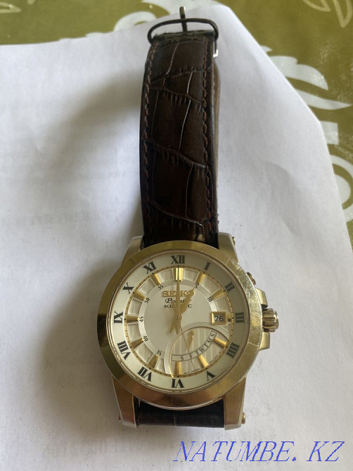 Продам мужские наручные часы от Seiko, оригинал 100% Алматы - изображение 4