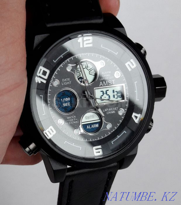 Часы Amst/наручные/военные/противоударные/водонепроницаемые/мужские Караганда - изображение 3