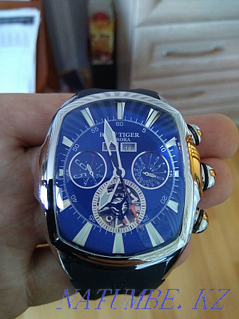 Wrist watch for men super large mechanical automatic winding Kostanay - photo 1