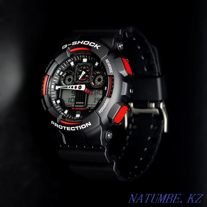 Наручные часы Casio G-Shock GA-100-1A4DR Алматы - изображение 3