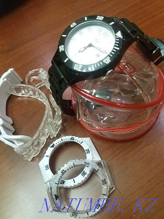 Часы наручные унисекс, новые, со сменными ремешками Алматы - изображение 5