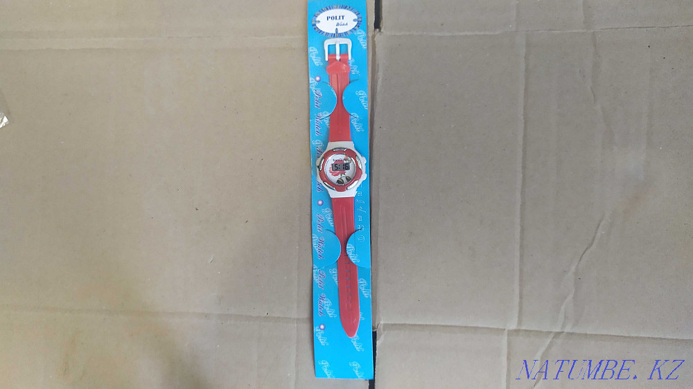 Children's watch, red, beautiful, for children Shymkent - photo 5