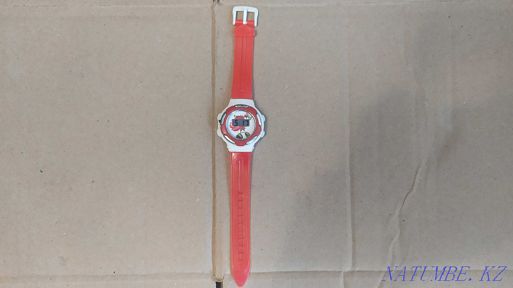 Children's watch, red, beautiful, for children Shymkent - photo 2