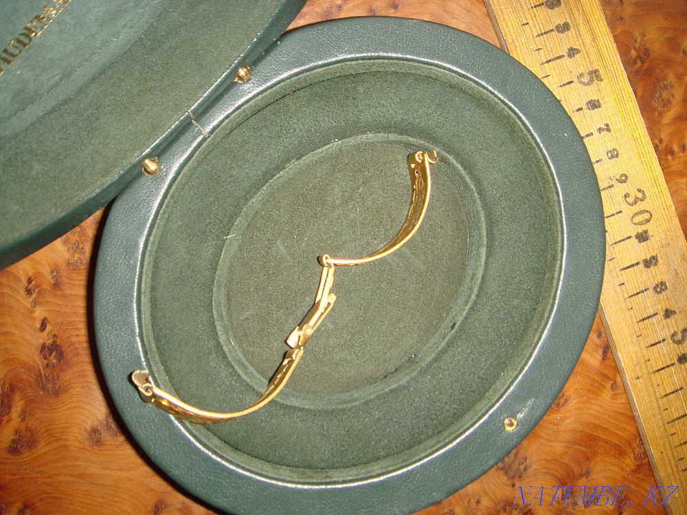 Bracelet for watches gilt USSR Very rare with a wise owl Almaty - photo 6