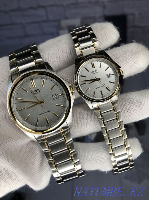 Paired men's and women's watches Casio original. Guarantee Almaty - photo 1