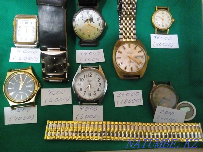 Wrist, pocket, table clocks of the times of the USSR and others Oral - photo 2