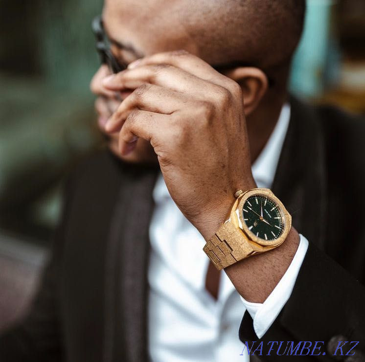 Часы мужские наручные, ICE gold watch, часы Алматы, часы новые Алматы - изображение 6