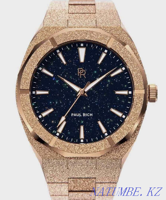 Часы мужские наручные, ICE gold watch, часы Алматы, часы новые Алматы - изображение 2