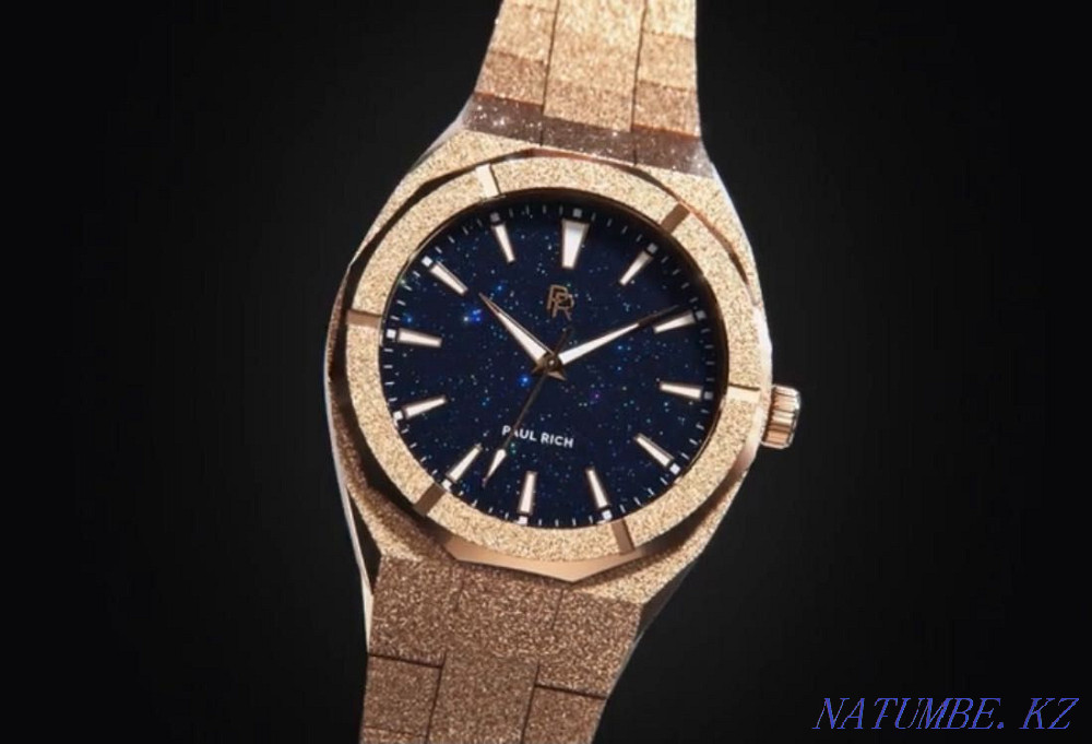 Часы мужские наручные, ICE gold watch, часы Алматы, часы новые Алматы - изображение 5