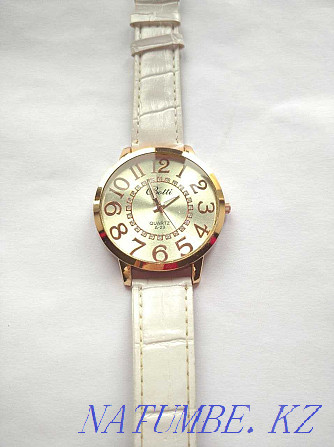 Wrist watch for women, new with a large dial Almaty - photo 2