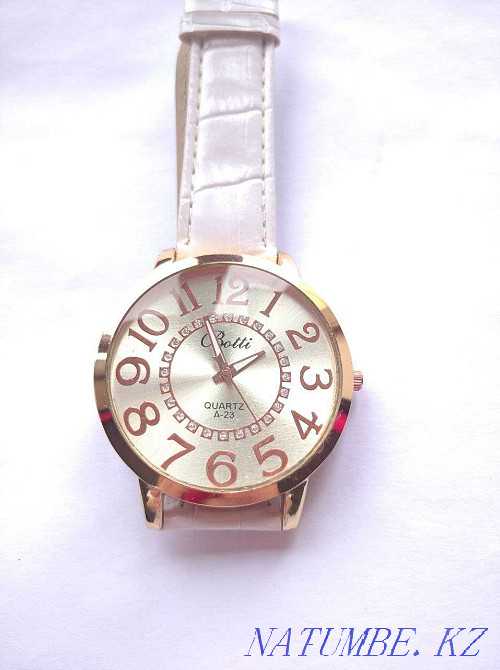 Wrist watch for women, new with a large dial Almaty - photo 1