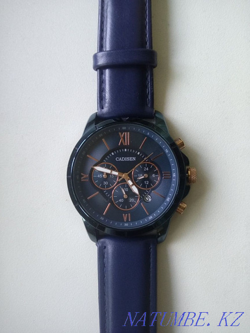 Stylish blue wrist watch Almaty - photo 1