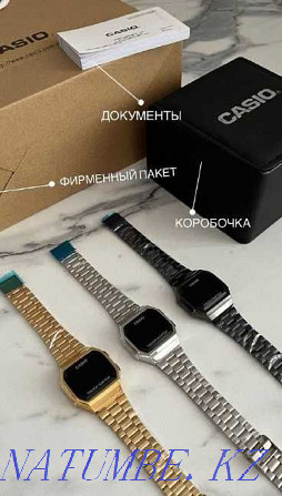 Casio классические,стильные наручные часы (подарок) Костанай - изображение 2