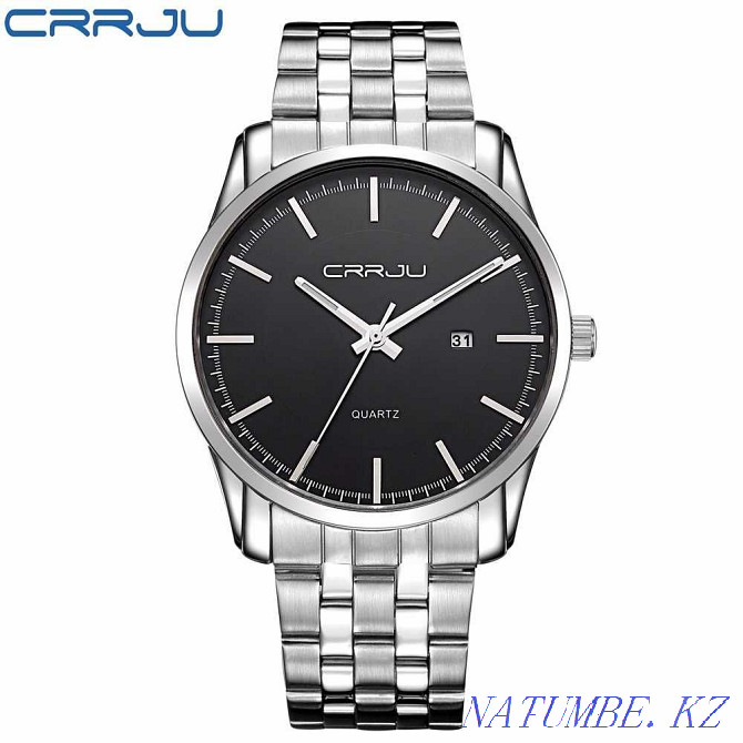 Men's quartz wrist watch CRRJU new in gift box Almaty - photo 3