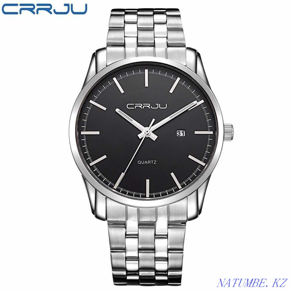 Men's quartz wrist watch CRRJU new in gift box Almaty - photo 3